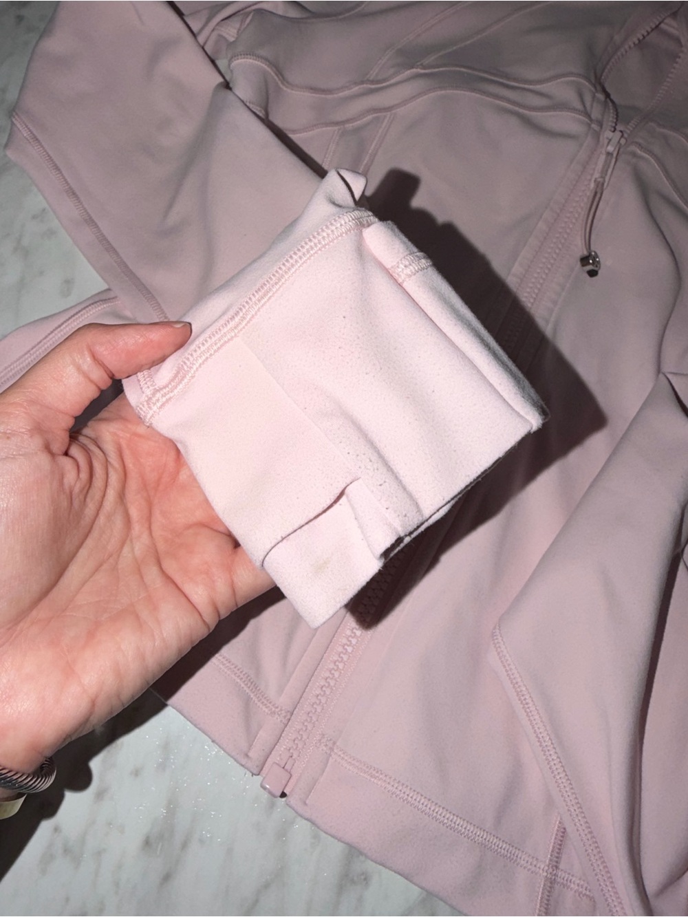 Lululemon Define Cropped Jacket, size 6! Pink, Strawberry Milkshake! - Picture 7 of 9